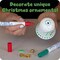 Christmas Crafts - Design Your Own Porcelain Bells - Craft Kit for Kids - Christmas Tree Decorations - All Materials Included, Green,Red, Set of 3